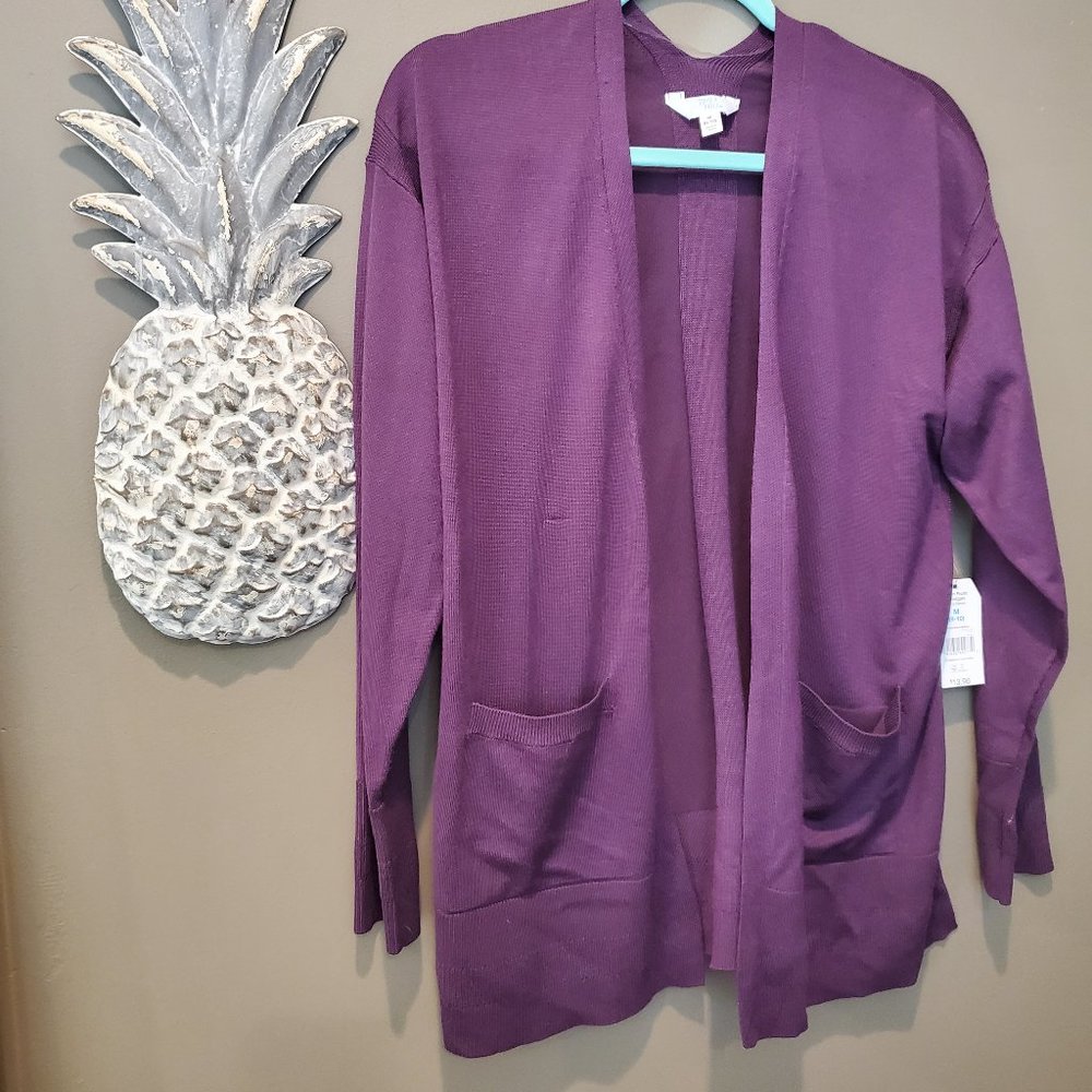 Plum Cardigan